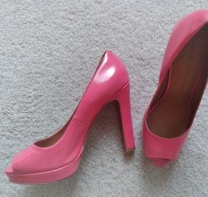 MARC JACOBS Pink patent 👠 leather high heels shoes 7.